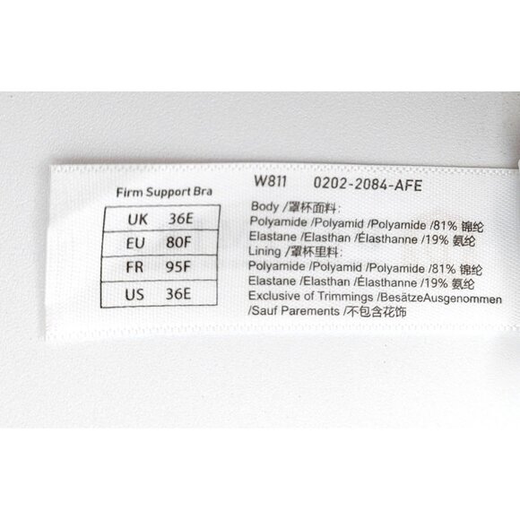 DELIMIRA Full Coverage Front Closure Bra Wire Free Back Support Posture 36E - Picture 9 of 9